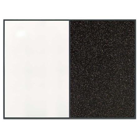United Visual Products Sliding Door Indoor Enclosed Corkboard, 9 UV9011ACS-SATIN-SURF